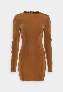 Monki Damen Etuikleid - Brown -Monki Verkäufe 2022 526c32298d8e4706a33944812cb74966