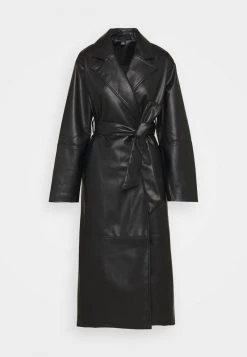 Monki Damen Klassischer Mantel - Black Dark -Monki Verkäufe 2022 5290d9c337174ec0aef8e7a613a8a86a