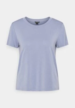 Monki Damen T-Shirt Basic - Blue -Monki Verkäufe 2022 53b467d6520b4408a44140bae71e9197