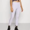 Monki Stoffhose - Lilac Purple Dusty Light | Damen