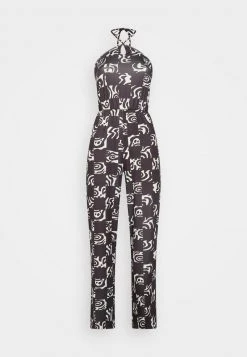 Monki Damen Jumpsuit - Multi-coloured/black/beige -Monki Verkäufe 2022 551b9aa054f94a8c926ebff80f429a53