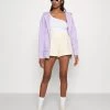 Monki Shorts - Purple/yellow Dusty Light | Damen