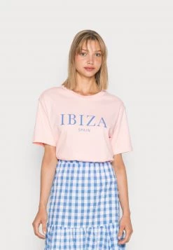 Monki Damen T-Shirt Print - Ibiza