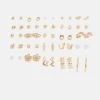 Monki Damen 25 PACK - Ohrringe - Gold-coloured