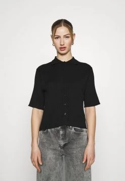 Monki Damen CAT - Hemdbluse - Black