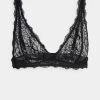 Monki Damen Triangel BH - Black Dark
