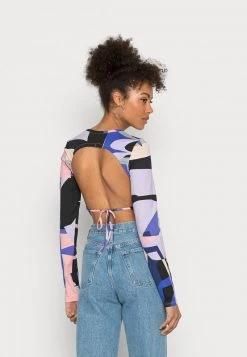 Monki Damen Langarmshirt - Pink Light -Monki Verkäufe 2022 5a7999862195489cb99a02a8294a701d