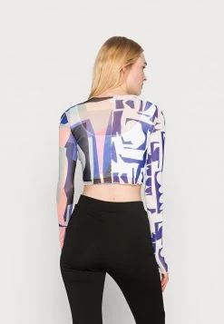 Monki Damen Langarmshirt - Lilac/white -Monki Verkäufe 2022 5bac1dc8dec14bb09077ddc650bf4985