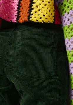 Monki Stoffhose - Dark Green | Damen -Monki Verkäufe 2022 5c2e4fe62a1b4fd4b511bd901d9da317