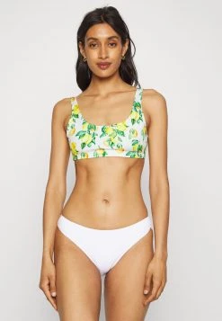 Monki Damen Bikini-Top - White