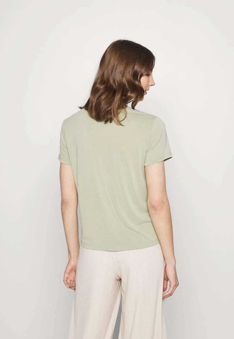 Monki Damen T-Shirt Basic - Green 3 Monki Damen T-Shirt Basic - Green – Bild 3