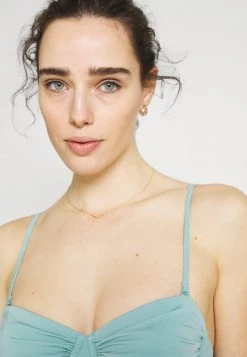 Monki Damen Bikini-Top - Turquoise Dusty Light -Monki Verkäufe 2022 5eb2aad74b9b4119ab88cc797c965fd8