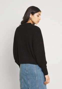 Monki Damen Strickpullover - Black Dark -Monki Verkäufe 2022 5ef0fb6276634b84897d9f0608bb173a