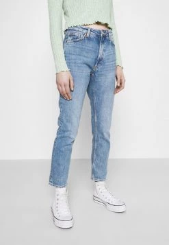 Monki Damen Jeans Straight Leg - Blue Medium Dusty -Monki Verkäufe 2022 6037e554dab04dc0b7c455089e43a8bc