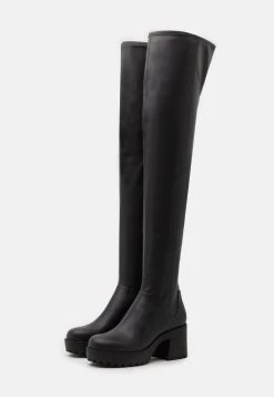 Monki Overknees - Black | Damen -Monki Verkäufe 2022 60df0b1acb26442380d9f5251a608aa4