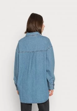 Monki Bluse - Blue Dusty Light Embroidery | Damen -Monki Verkäufe 2022 6110709e2238457893ed66b070cb2a13