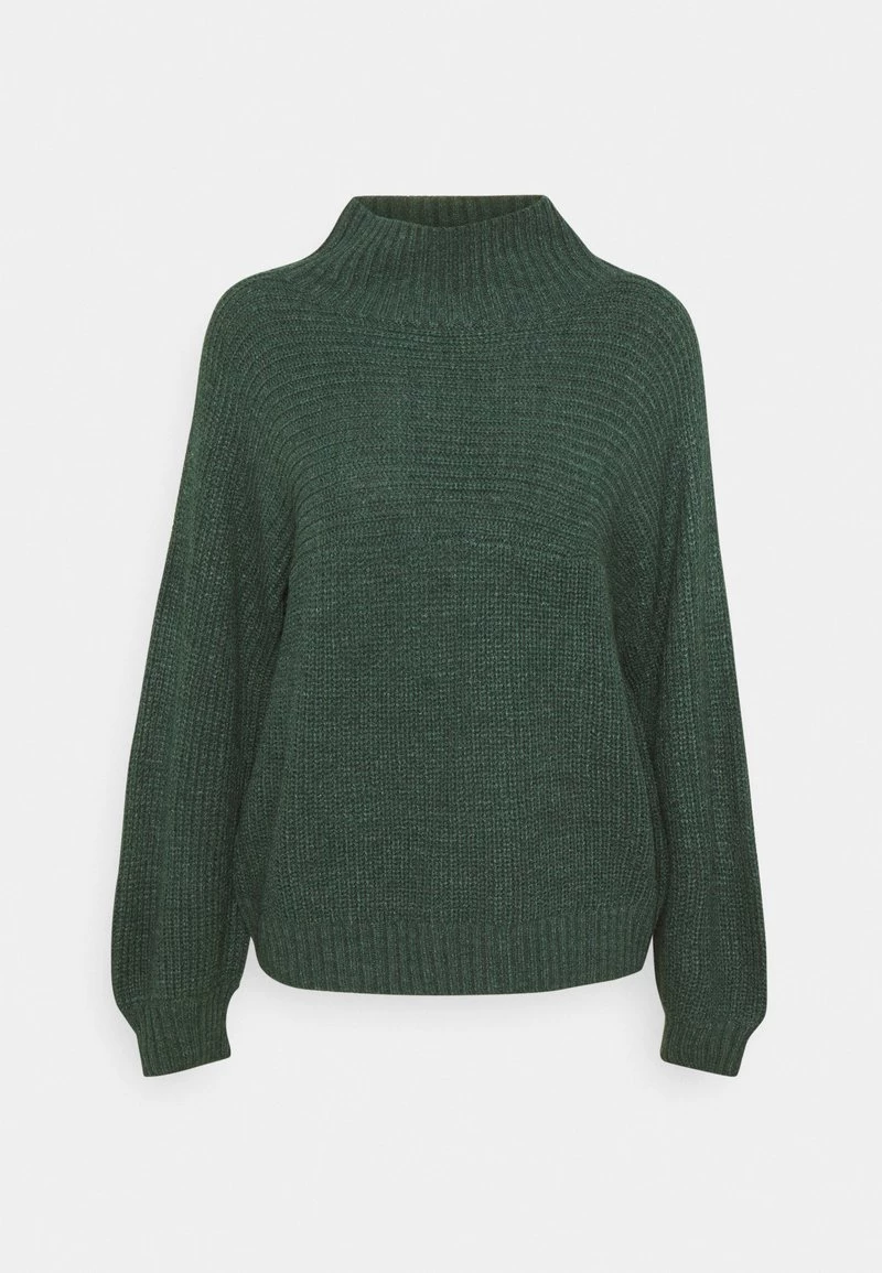 Monki Damen Strickpullover - Green Dark 4 Monki Damen Strickpullover - Green Dark – Bild 4