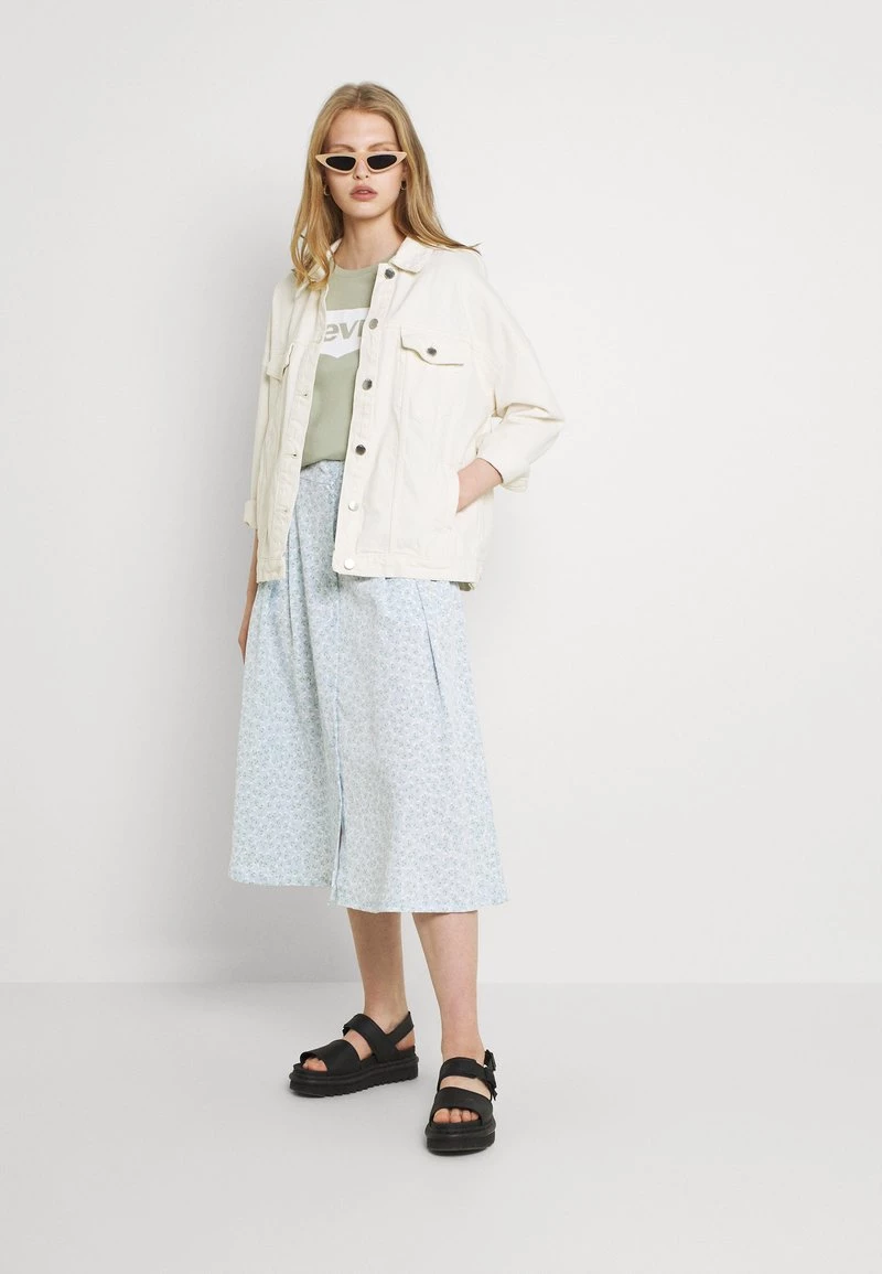 Monki Damen A-Linien-Rock - Blue Dusty Light 6 Monki Damen A-Linien-Rock - Blue Dusty Light – Bild 6