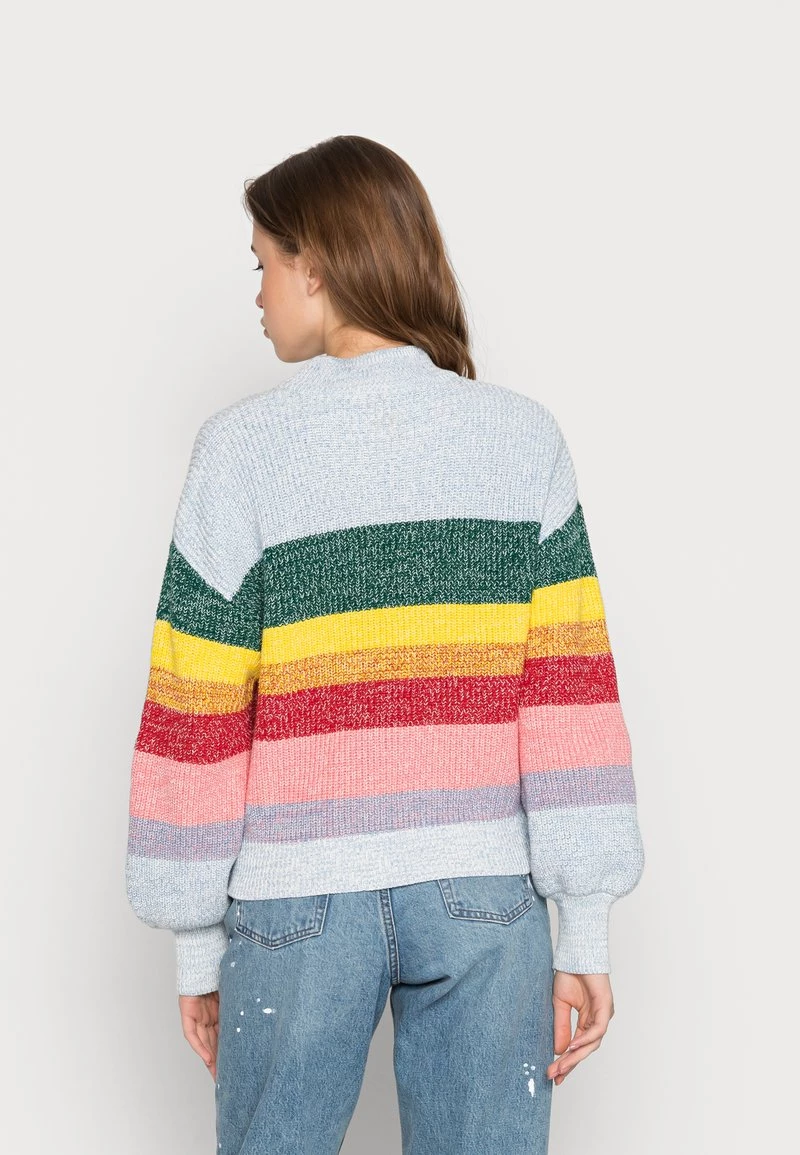 Monki Damen Strickpullover - Multi Coloured 3 Monki Damen Strickpullover - Multi Coloured – Bild 3