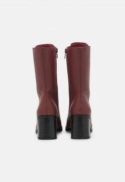Monki ELMA BOOT VEGAN - Schnürstiefel - Red | Damen -Monki Verkäufe 2022 63c37d1f353043a4809a121f8fda7993