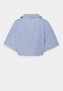 Monki Damen Bluse - Blue Bright -Monki Verkäufe 2022 63c75289b44f4cd1978ed960f4fda108