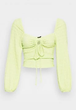 Monki Damen Langarmshirt - Green Light Solid -Monki Verkäufe 2022 63e06a773c424d44ab9a8f1e4596d1e8