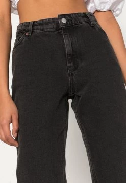 Monki Damen Jeans Straight Leg - Black Dark -Monki Verkäufe 2022 6480685f2c6b4e288ca885f8b2024dbf