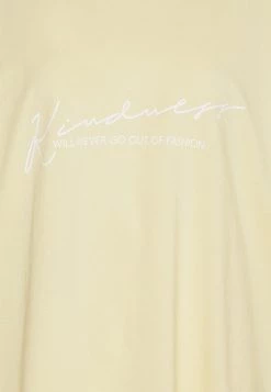 Monki Damen T-Shirt Print - Yellow Light -Monki Verkäufe 2022 656805d39b5b42fd850999b847e2d67a