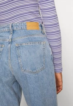 Monki Damen Jeans Straight Leg - Blue Medium Dusty -Monki Verkäufe 2022 6652f5350c384a55b18dce6f94b63fc7