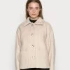 Monki Damen Übergangsjacke - Beige