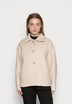 Monki Damen Übergangsjacke - Beige