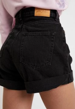 Monki Damen Jeans Shorts - Washed Black -Monki Verkäufe 2022 69f9538f81884cc0b0dc40db1f305531