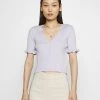 Monki Damen Strickjacke - Lilac