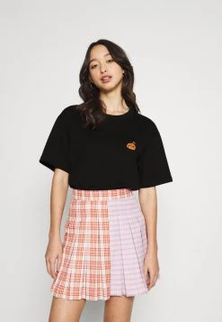 Monki Damen T-Shirt Print - Black