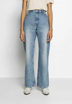 Monki Flared Jeans - Blue Medium Dusty | Damen