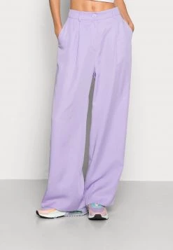 Monki Damen Stoffhose - Lilac