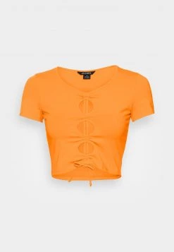 Monki T-Shirt Print - Orange Medium | Damen -Monki Verkäufe 2022 6cdd3fa7b6fe49568356a337baa08b29