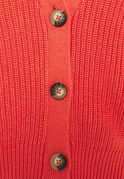 Monki Damen Strickjacke - Orange Medium -Monki Verkäufe 2022 6da067a8b852455392dda0cc171ab393