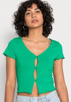 Monki Damen Strickjacke - Green Medium -Monki Verkäufe 2022 6de5510bee5b406a93871e12e036aa1b