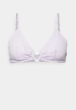 Monki Damen BRIDGET SEER BRA - Push-up BH - Lilac Smallgingham
