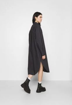 Monki Damen Blusenkleid - Grey Dark -Monki Verkäufe 2022 6e82576639174ef4b7d3b4c0f02f206f