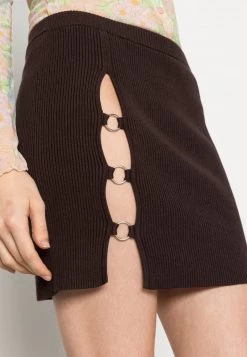 Monki Damen Minirock - Brown Dark -Monki Verkäufe 2022 6eed92679dda49c9b829cb8dc0a9f240