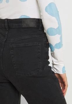 Monki Damen KAORI - Jeans Relaxed Fit - Black Dark -Monki Verkäufe 2022 6ffc27bd77204f62b62e1c57093a7ee5