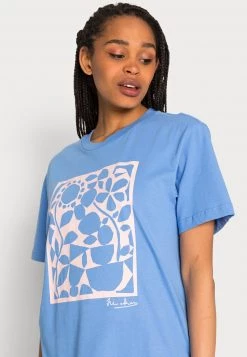 Monki Damen T-Shirt Print - Blue Medium -Monki Verkäufe 2022 70c3e4604c2442a5bc9957d7b695d6ad