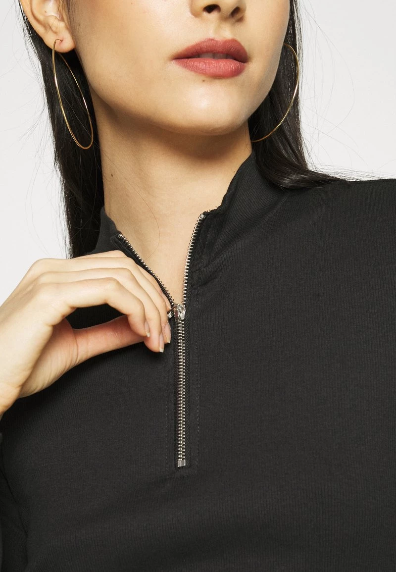 Monki Langarmshirt - Dark Grey | Damen 6 Monki Langarmshirt - Dark Grey | Damen – Bild 6