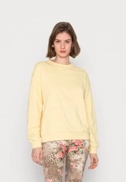 Monki Damen Sweatshirt - Yellow