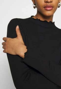 Monki Langarmshirt - Black | Damen -Monki Verkäufe 2022 729bf24346d7427ca4003917197ffbbe