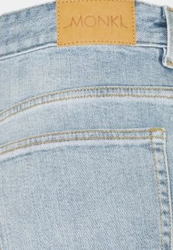 Monki Damen Jeans Straight Leg - Blue Dusty Light Unique Beach Blue -Monki Verkäufe 2022 72fa6af02cd5463b984c86a8522e7682