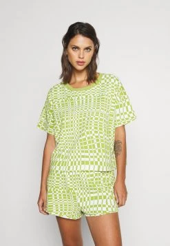 Monki Damen SET - Nachtwäsche Set - Green