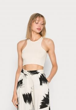 Monki 2 PACK - Top - Beige | Damen -Monki Verkäufe 2022 7326475a10f94b0db7bfaf89f7cde0b4